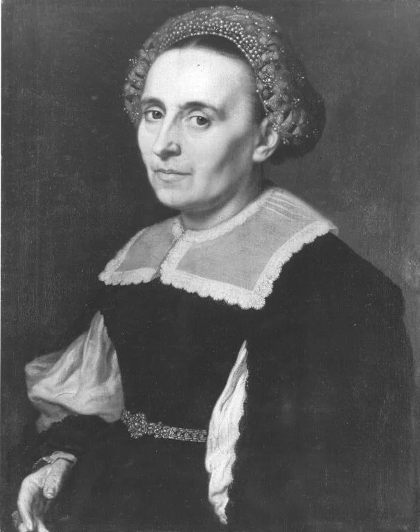 Bildnis einer Frau (Umkreis), detail