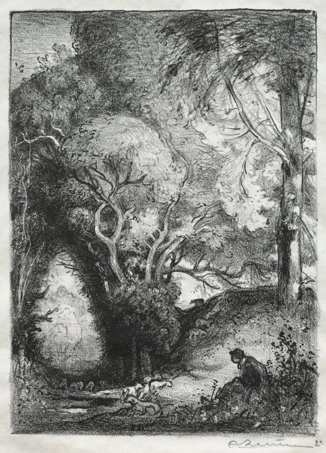 The Ravine in June, detail