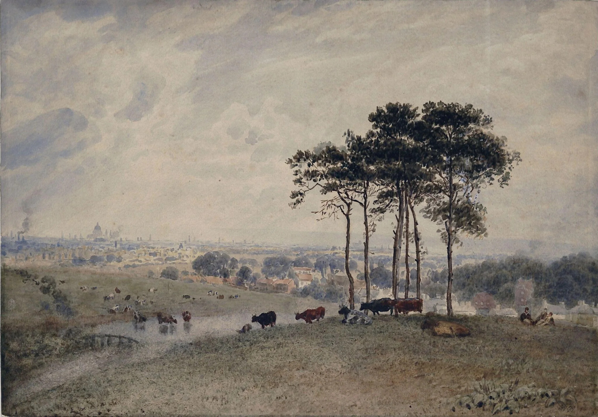 London as seen from Holloway, detail