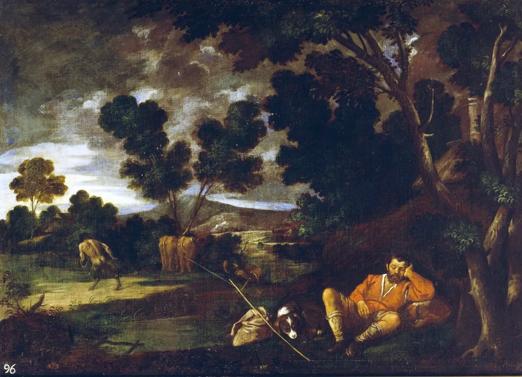 Parábola de la cizaña, by Pedro Orrente, oil, 1601
