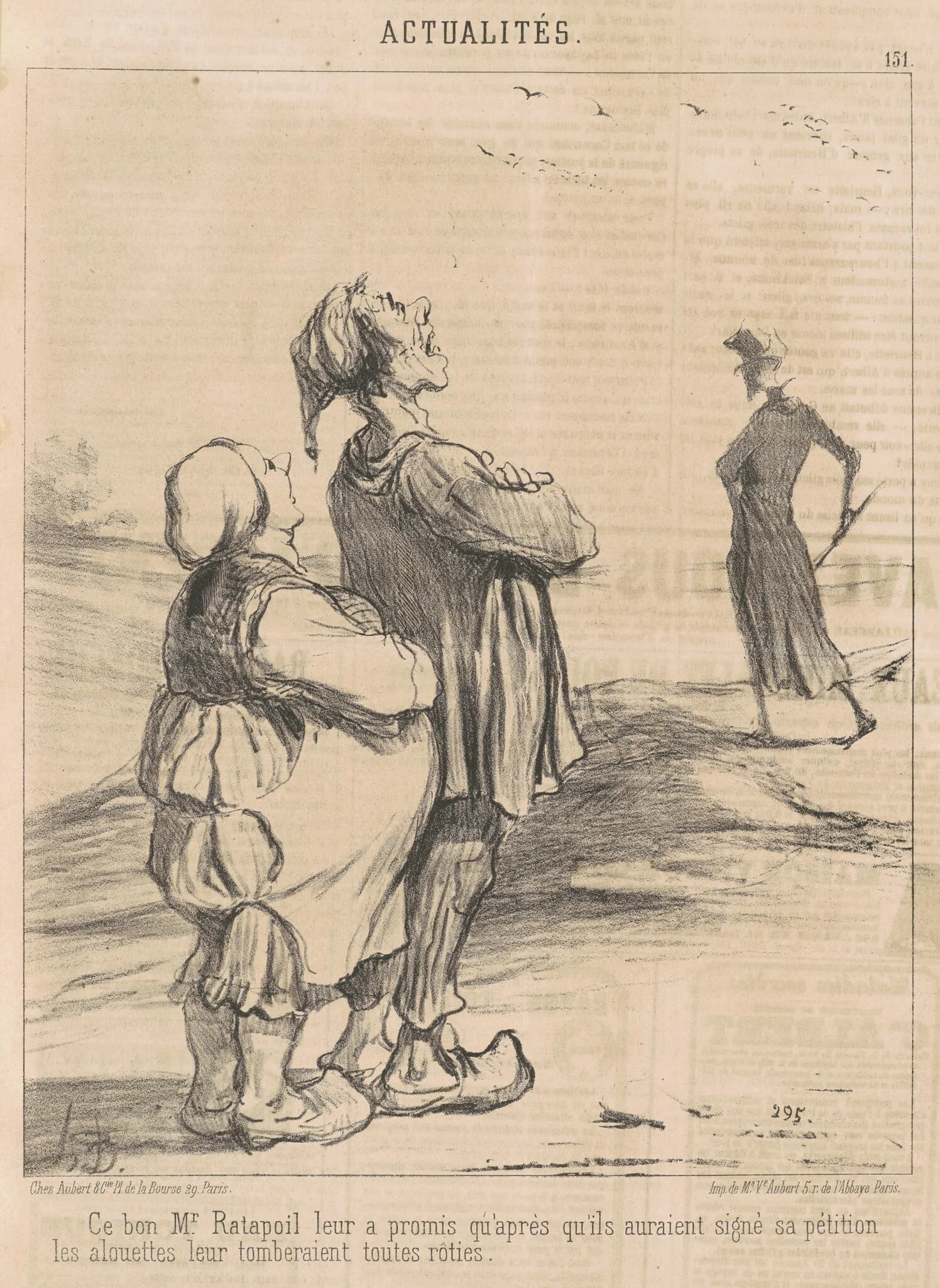 Ce bon M. Ratapoil leur a promis ..., detail