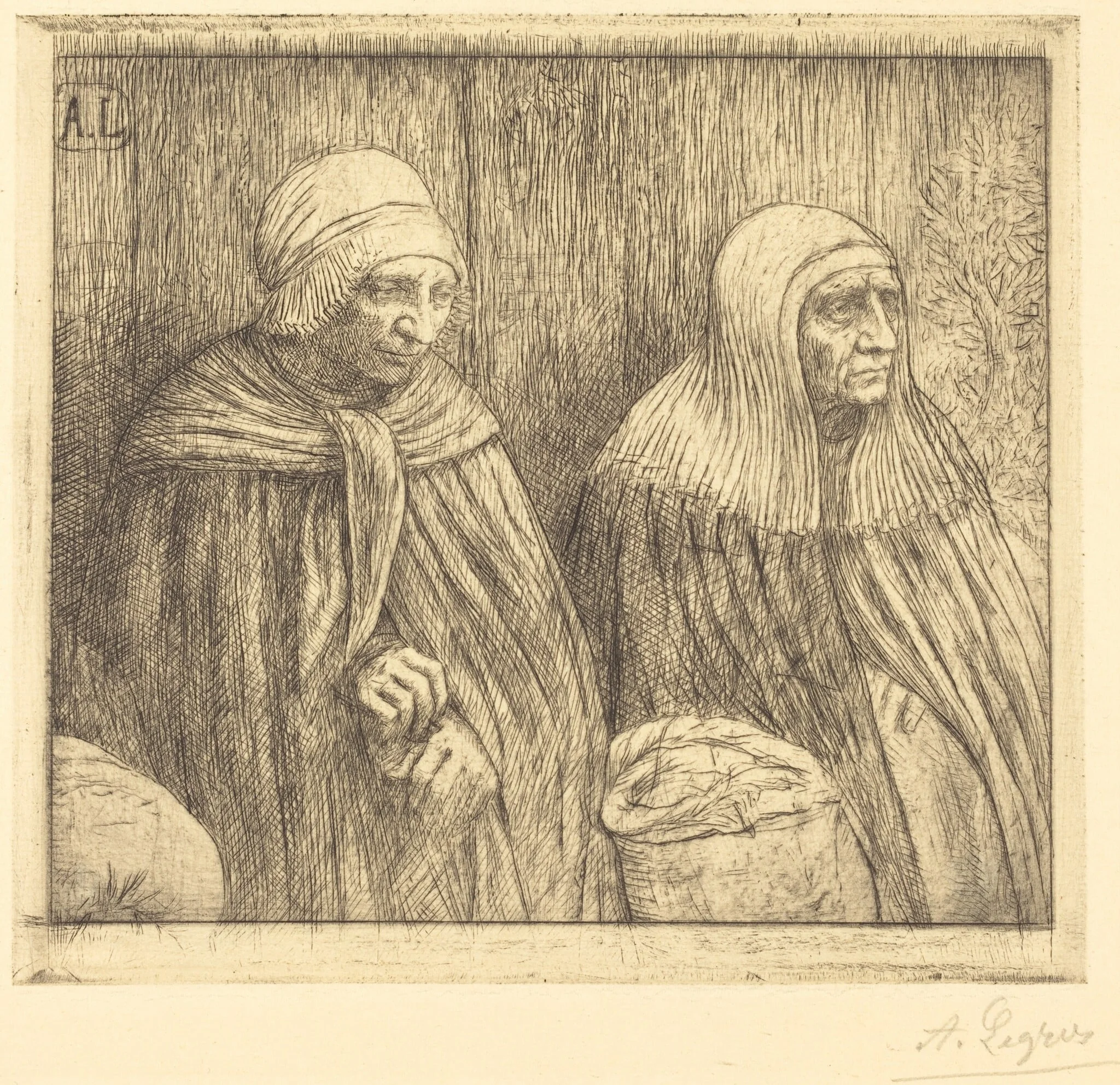 Peasants (Paysannes), detail