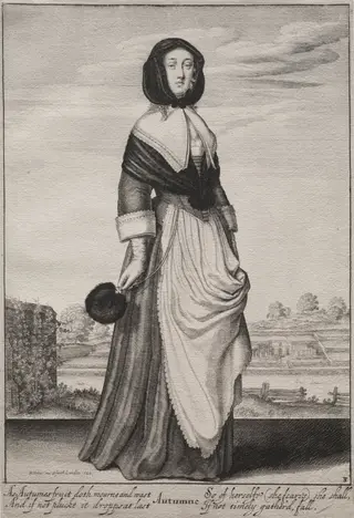 The Seasons:  Autumn, by Wenceslaus Hollar, 1644