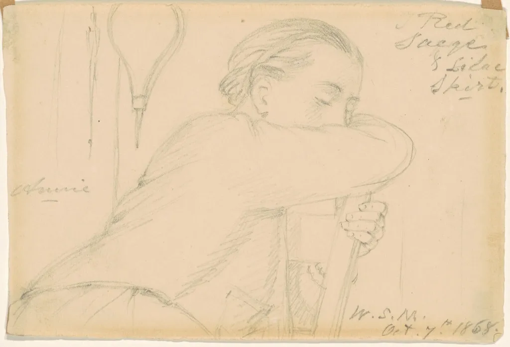 Annie, by William Sidney Mount, graphite, 1868