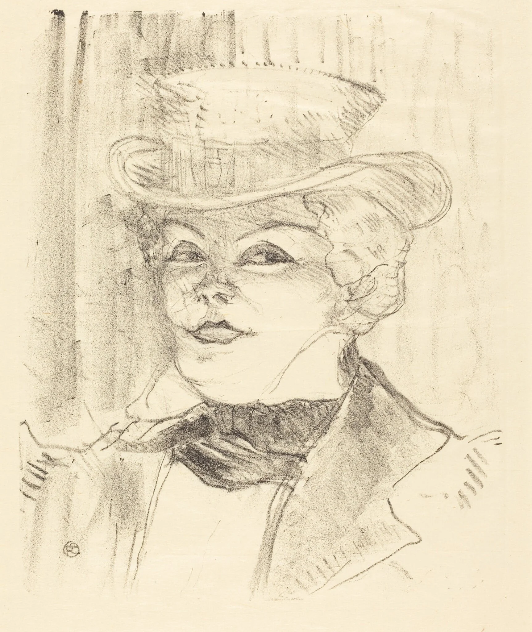 Mme. Réjane, detail