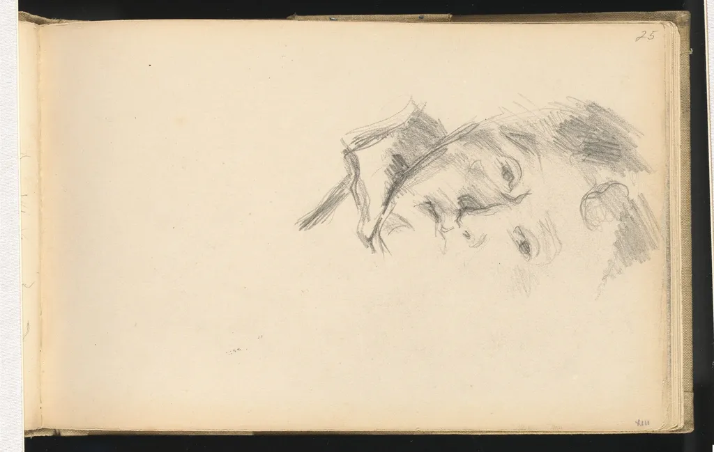 Madame Cezanne, by Paul Cézanne, graphite, 1898