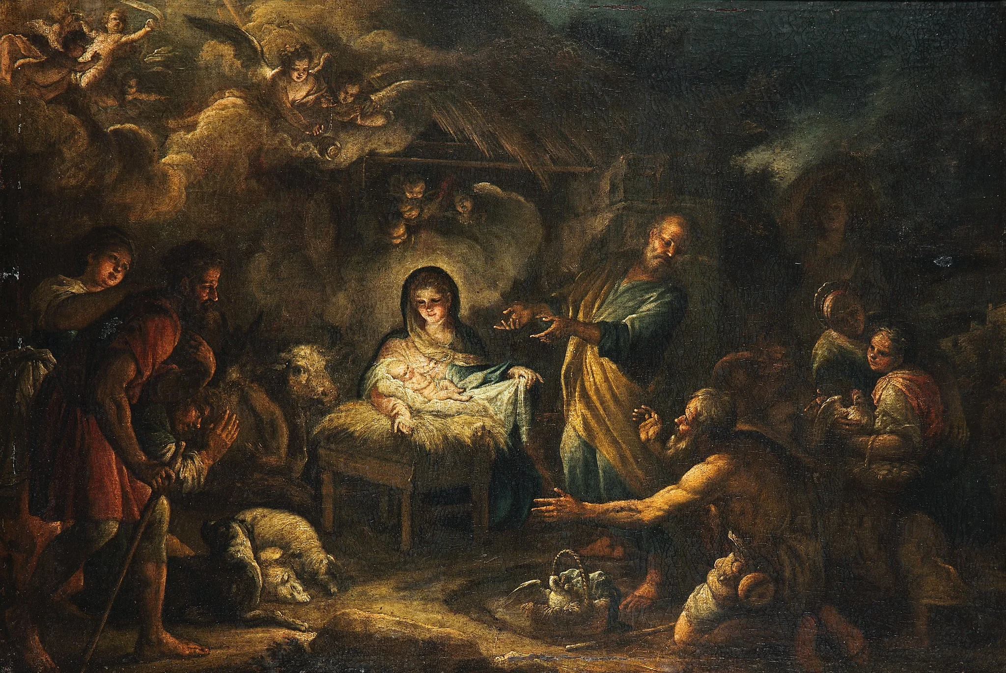Adoration of the Sheperds, detail