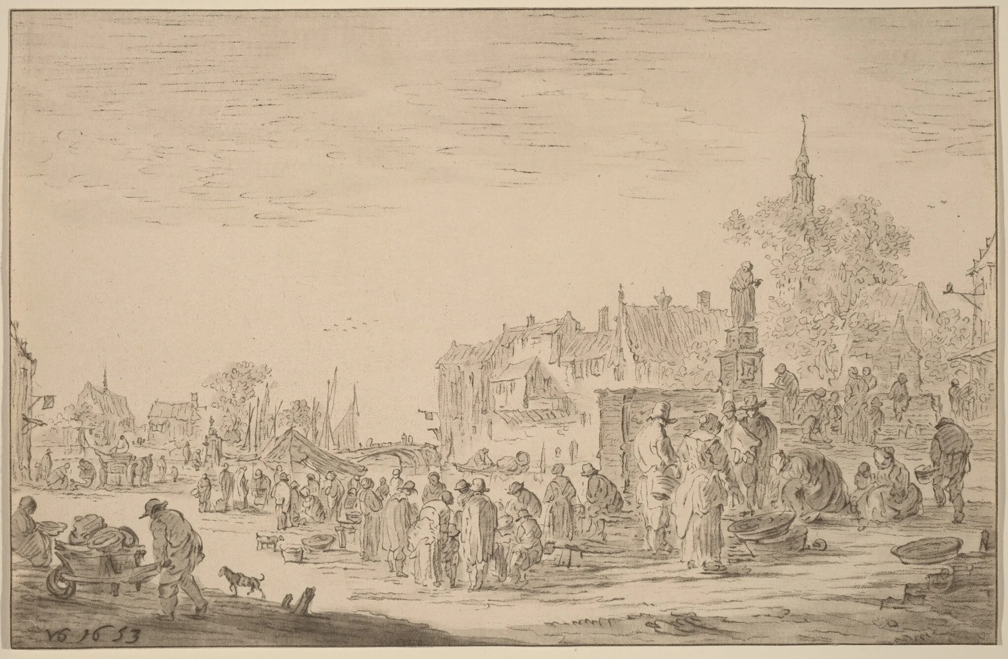 Fish Market, detail
