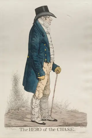 The Hero of the Chase, by Richard Dighton, 1819