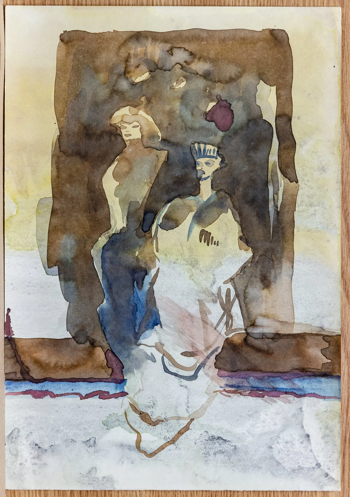 Două personaje, detail