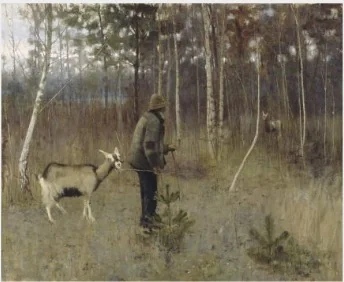 The Return of the Goats, detail