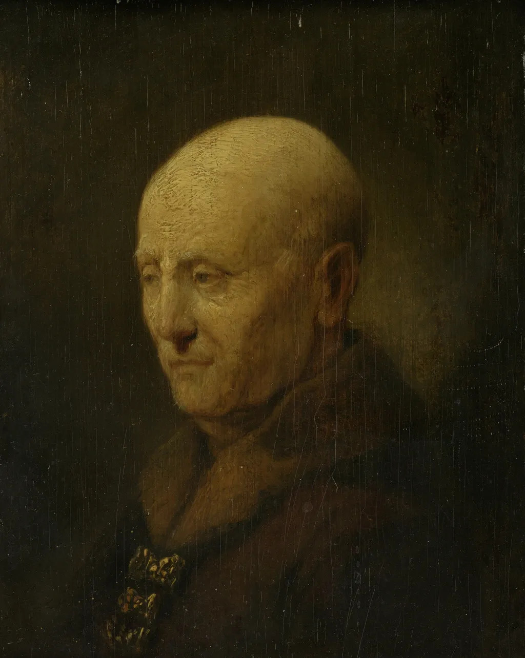 Portrait of a man, perhaps Rembrandt's father, Harmen Gerritsz van Rijn, by Christian Wilhelm Ernst Dietrich, oil, 1750