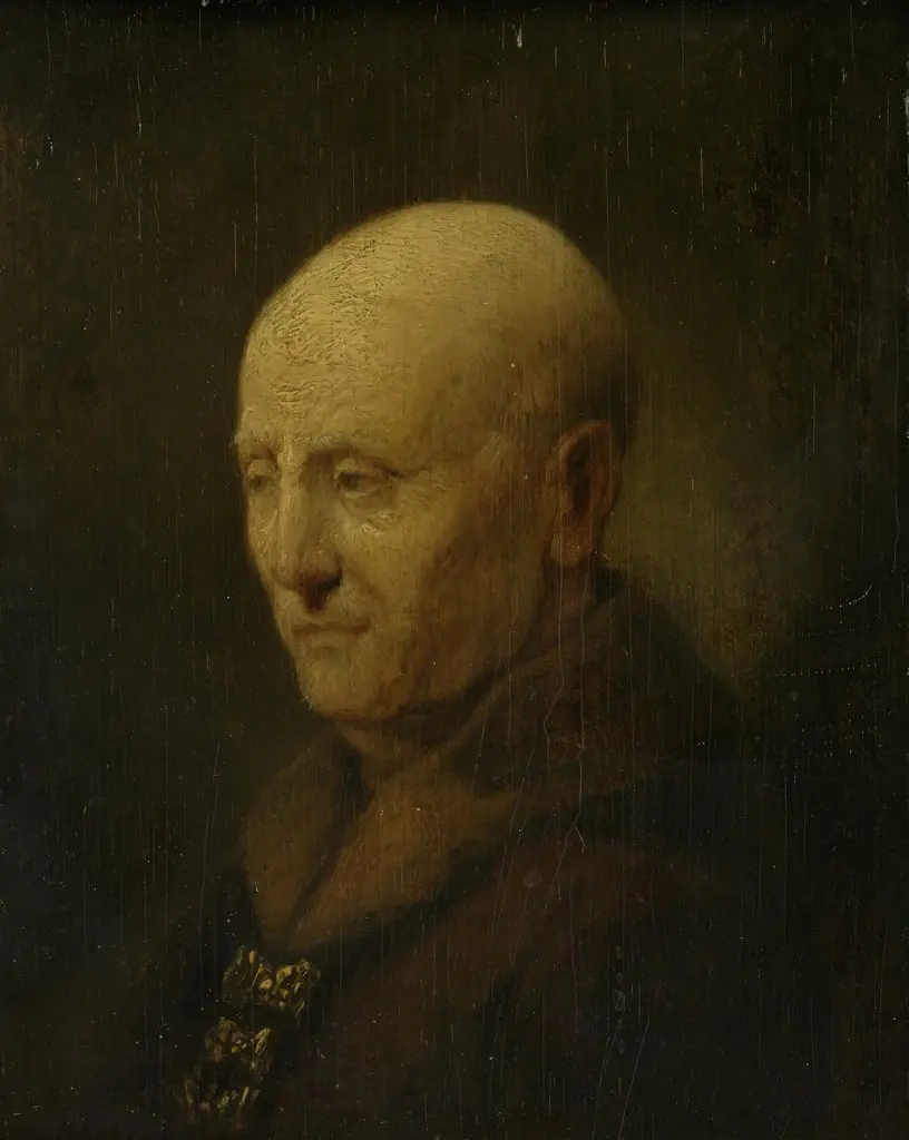 Portrait of a man, perhaps Rembrandt's father, Harmen Gerritsz van Rijn, by Christian Wilhelm Ernst Dietrich, oil, 1750