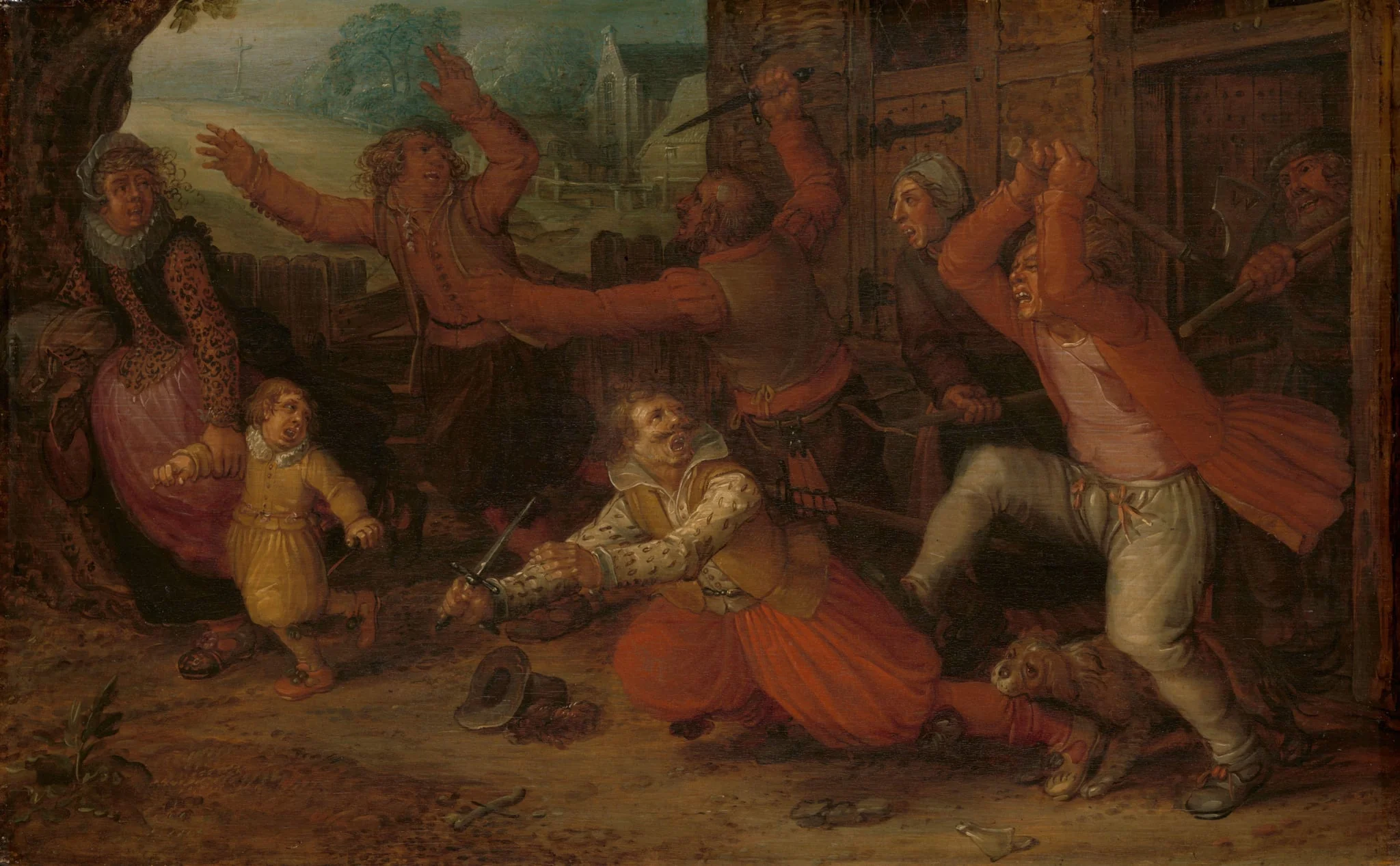 The Peasant&#8217;s Pleasure, detail