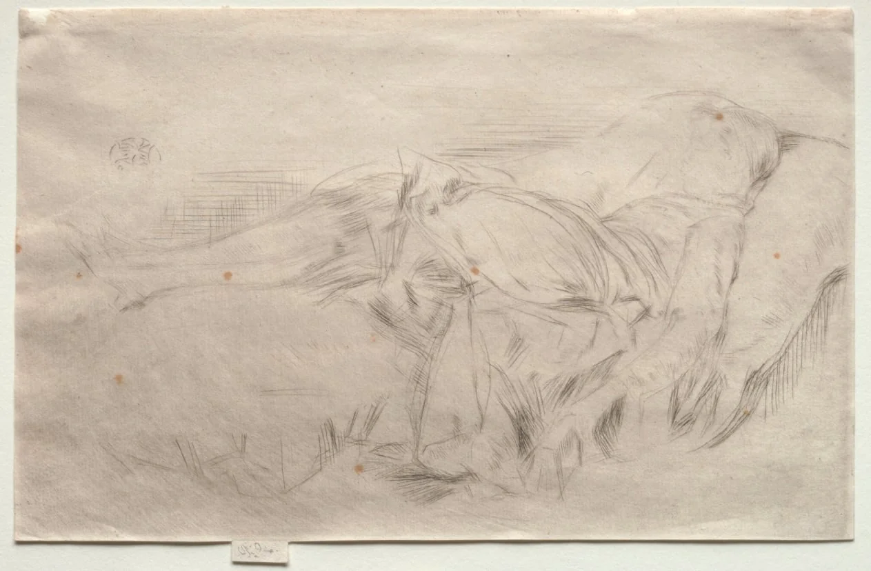 A Child on a Couch, No. 2, detail