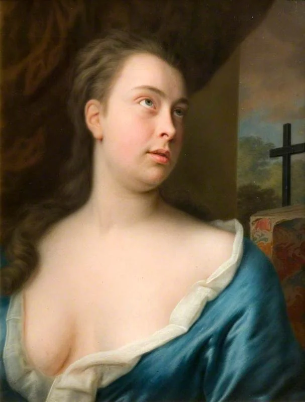 The Penitent Magdalen, detail