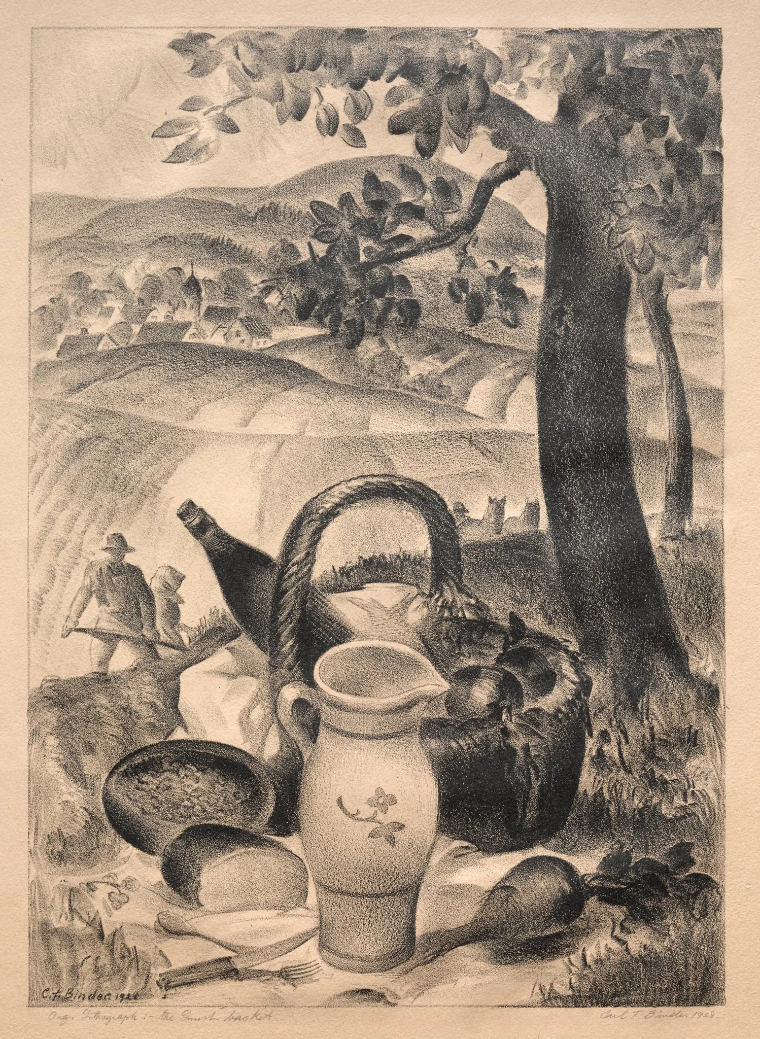 The Lunch Basket, detail