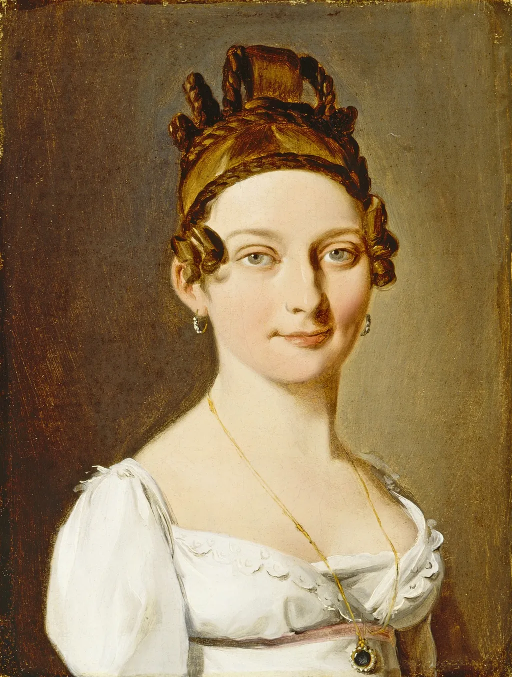 Portrait of a Lady, by Louis-Léopold Boilly, oil, 1800