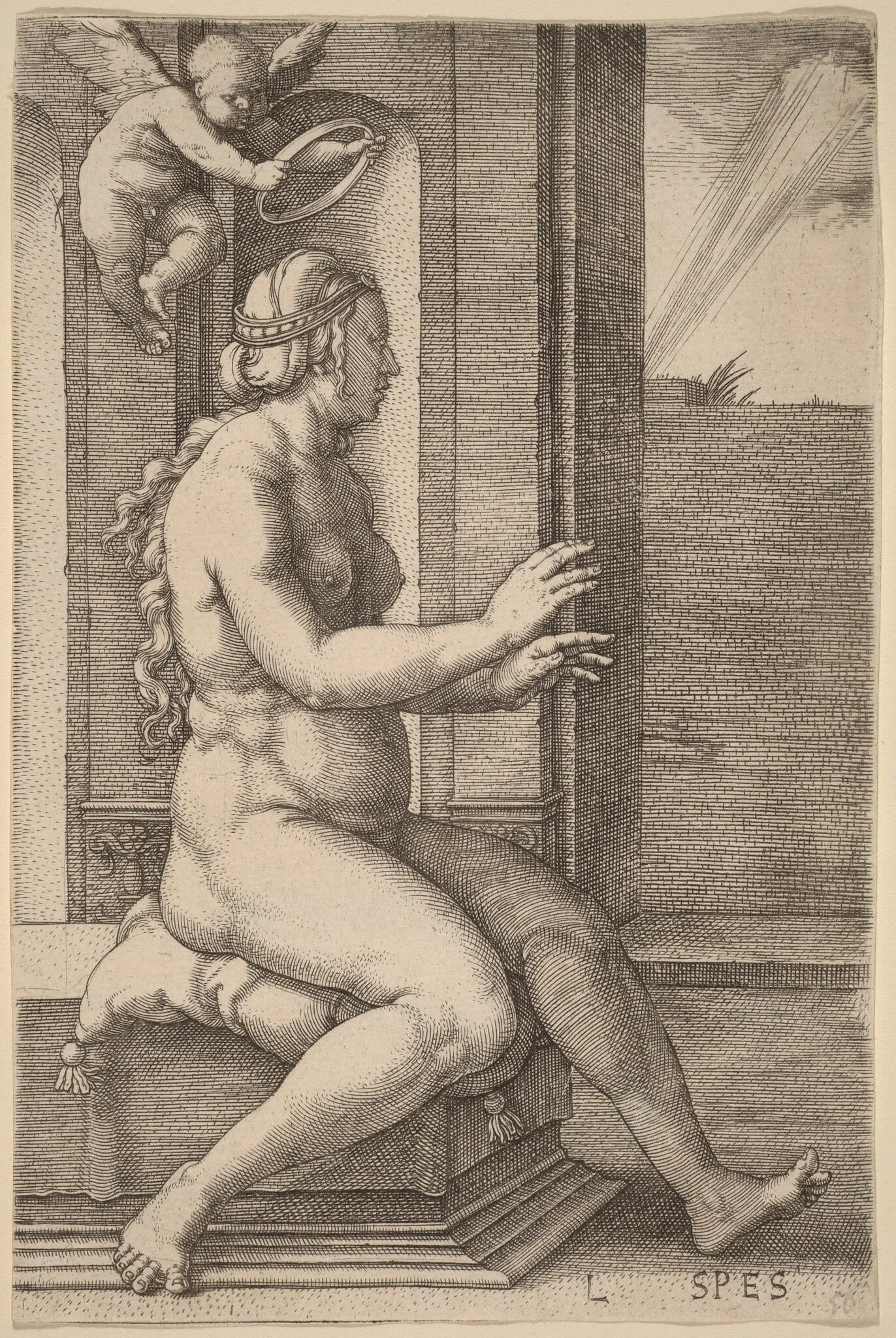 Spes (Hope), detail