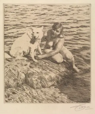 Sappo, by Anders Zorn, 1917