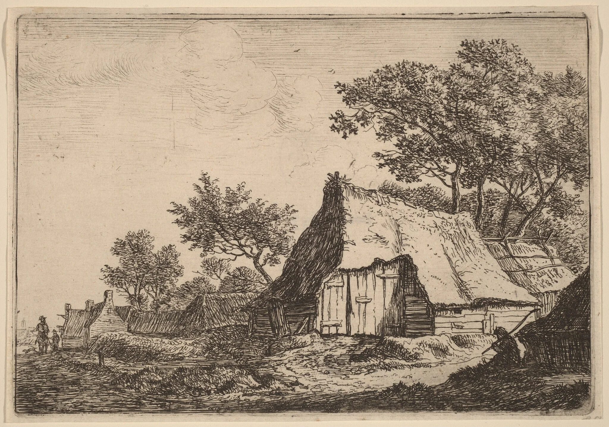 The Small Hamlet, detail
