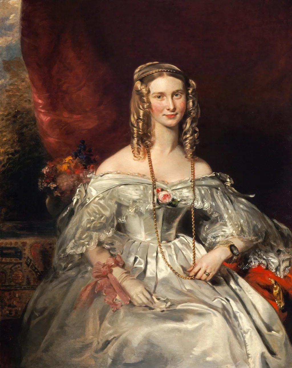 Hannah Fry, Mrs Harris Prendergast (1814 - 1859), by Andrew Geddes, oil, 1838
