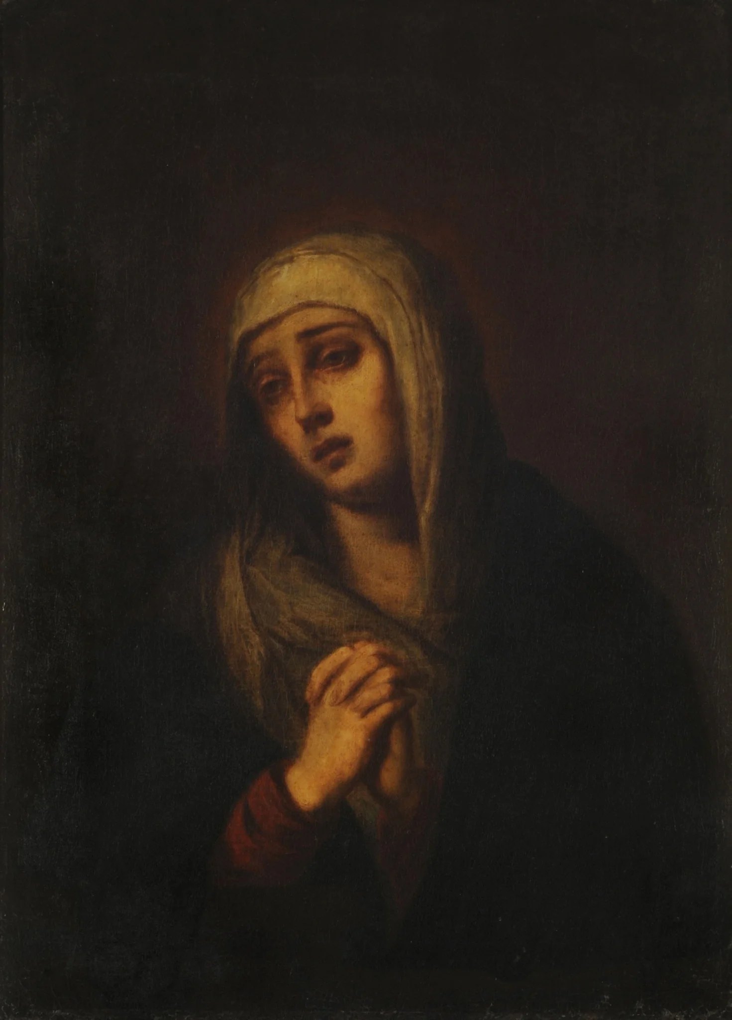 The grieving mother, detail