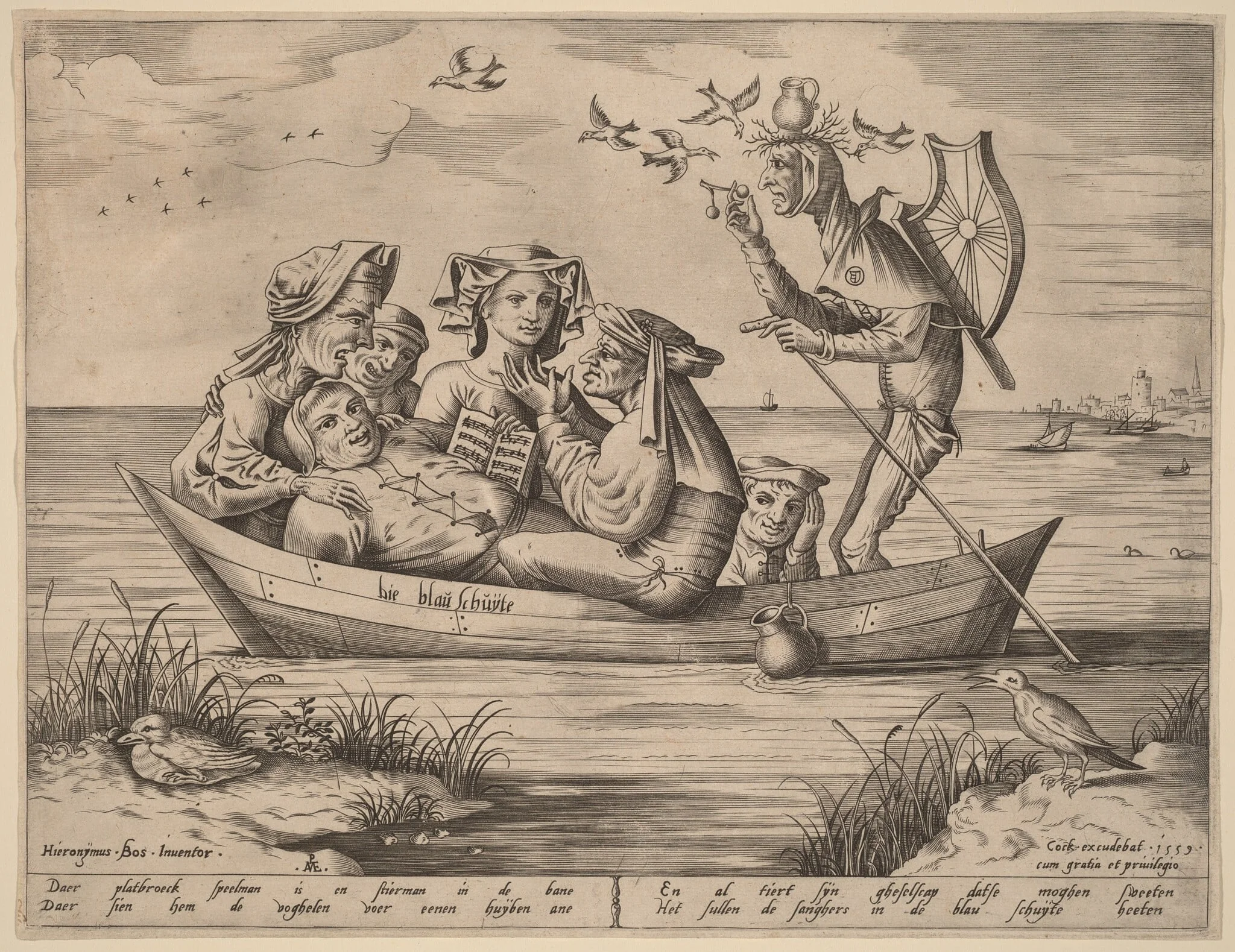 Die Blau Schuyte (The Blue Boat), detail
