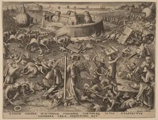 Fortitude, by Philip Galle, ink, 1559