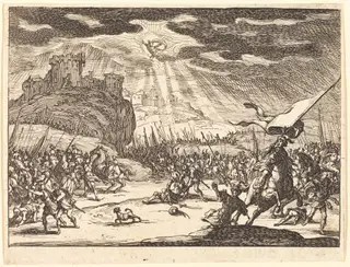Conversion of Paul, by Jacques Callot, ink, 1635