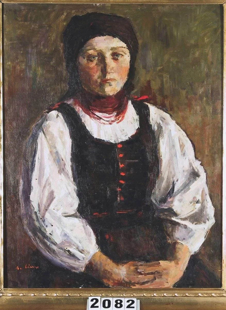 Țărancă din Sic, detail