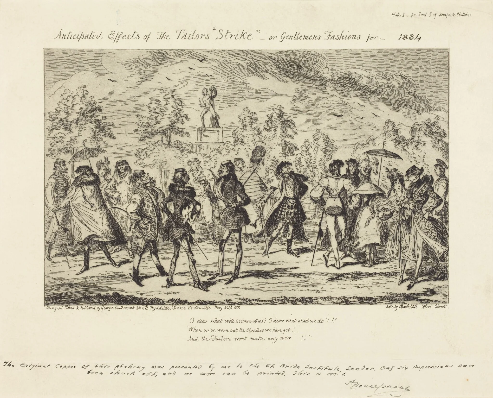 Anticipated Effects of the Tailors' "Strike", detail