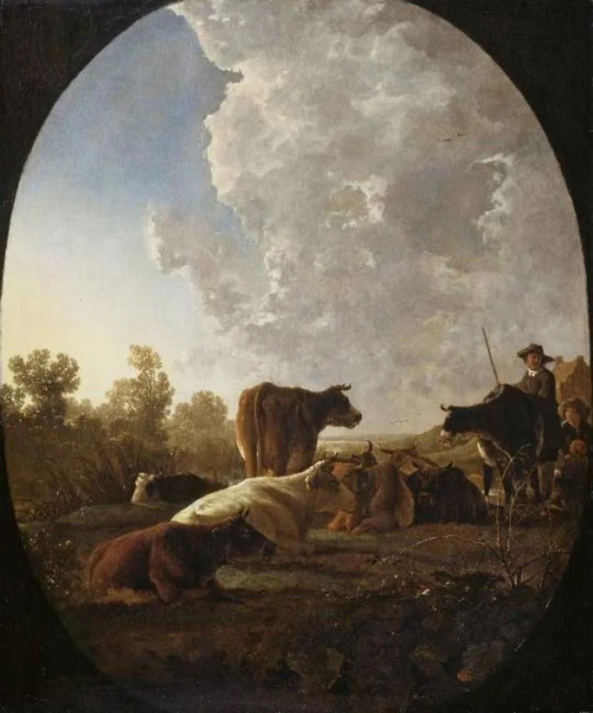 Sunset after rain, detail