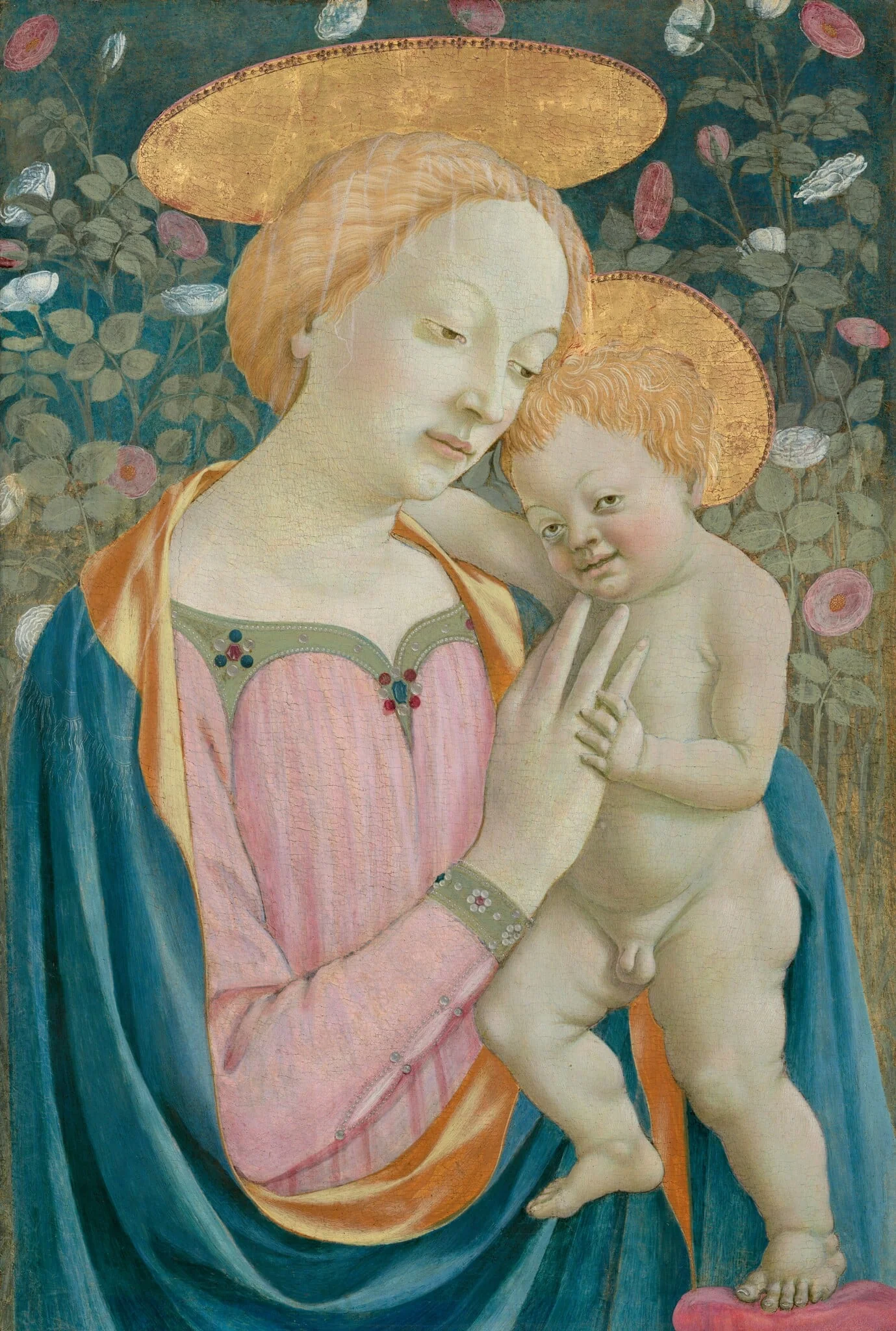 Madonna and Child, detail