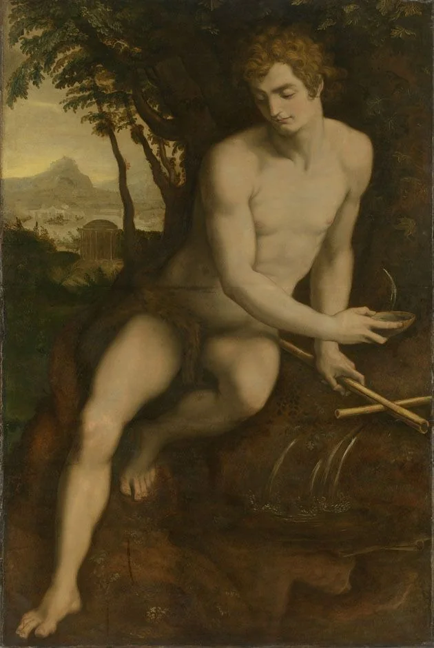 Johannes der Täufer, detail