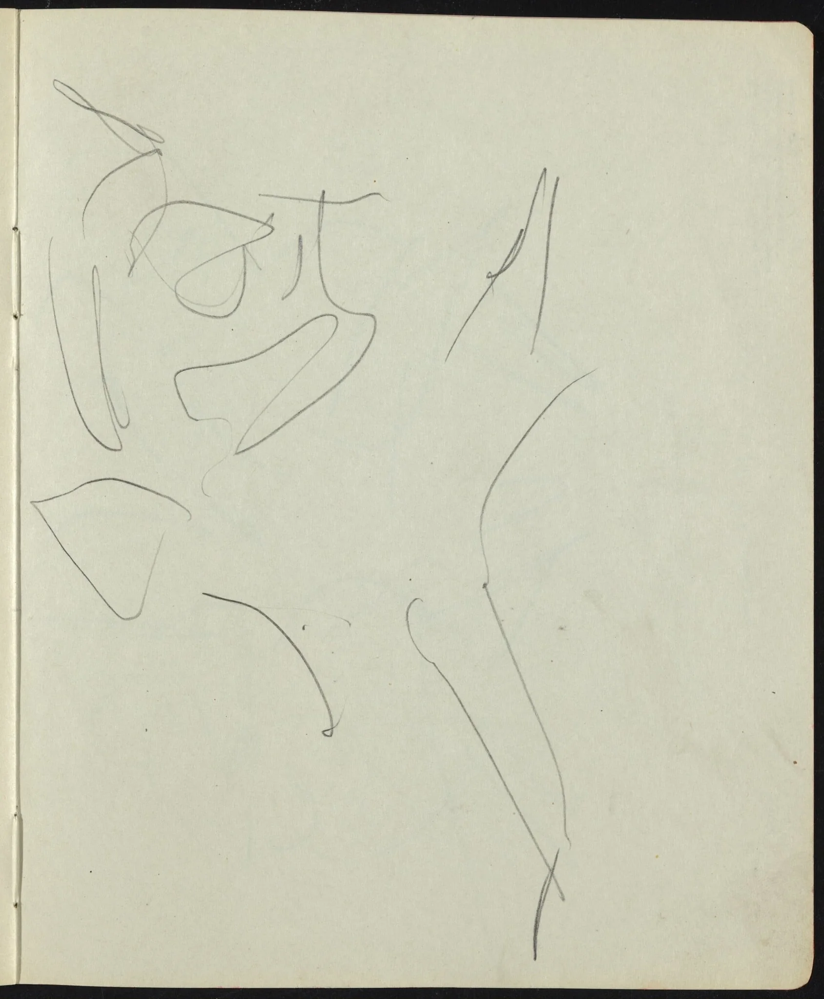 Dancers and Performers (Page from a Sketchbook), detail