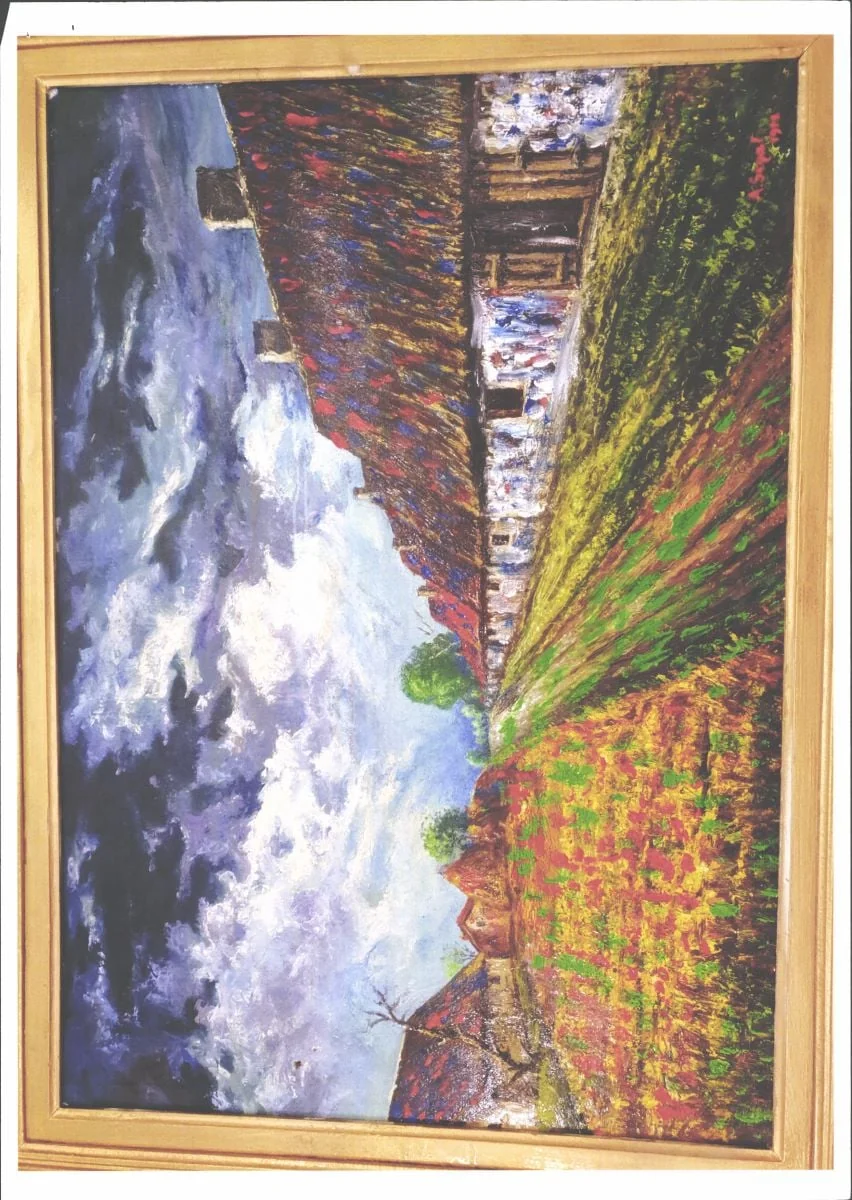 Uliță de sat, detail