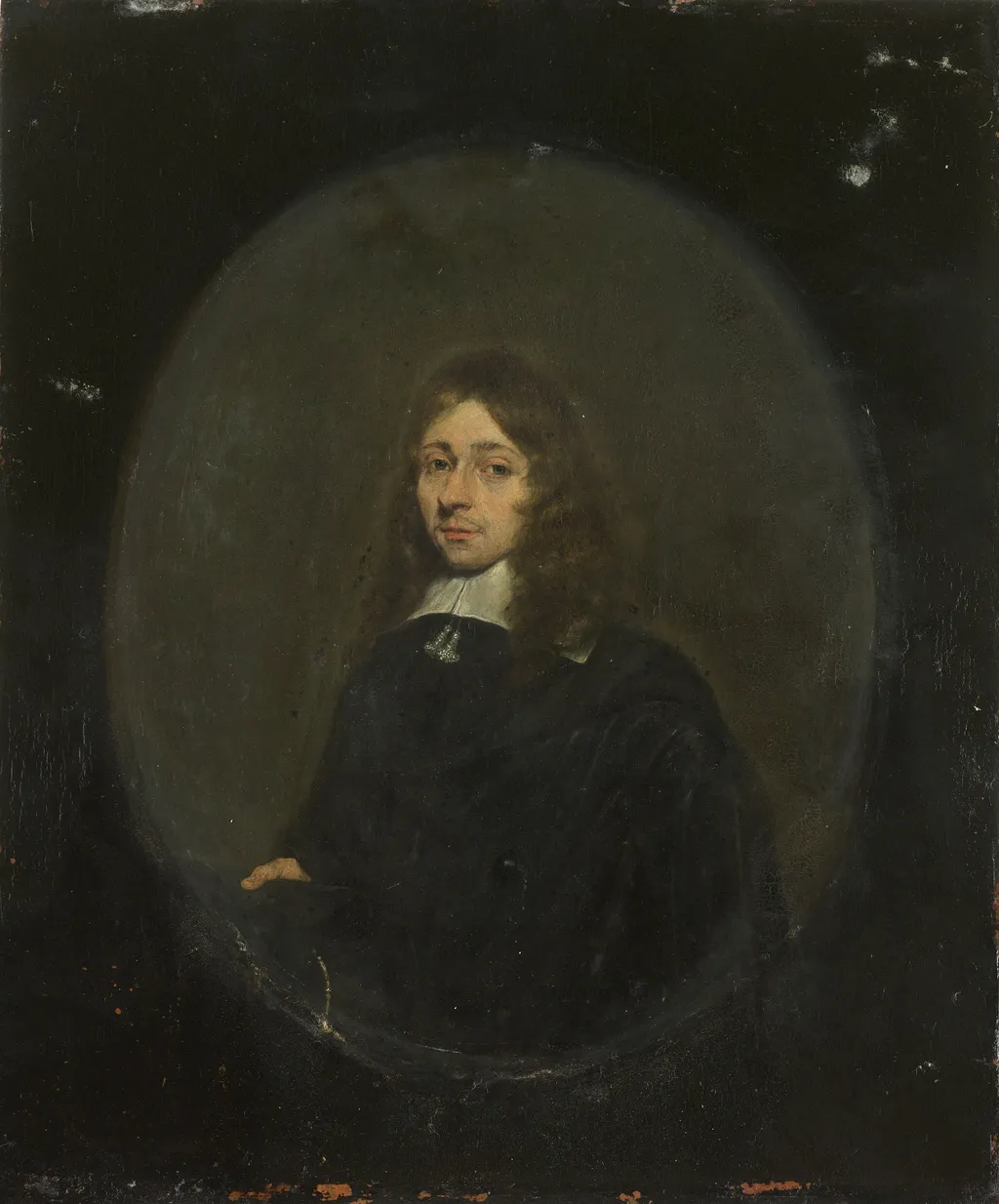 Portrait of a man, by Gerard ter Borch, oil, 1650