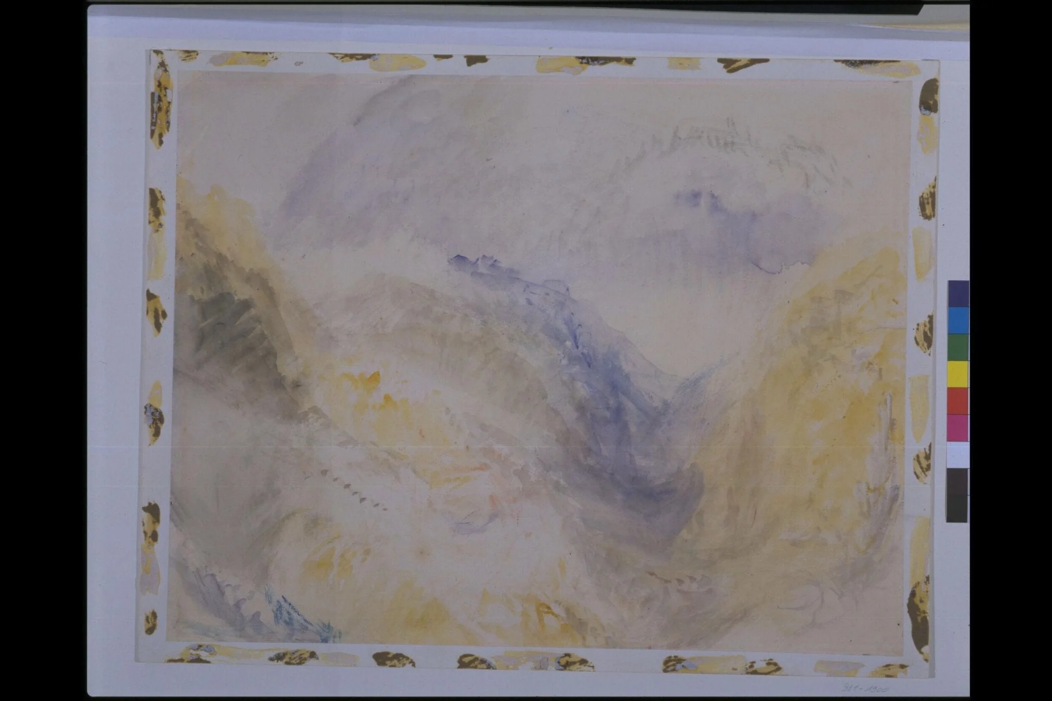 A valley in Switzerland, detail