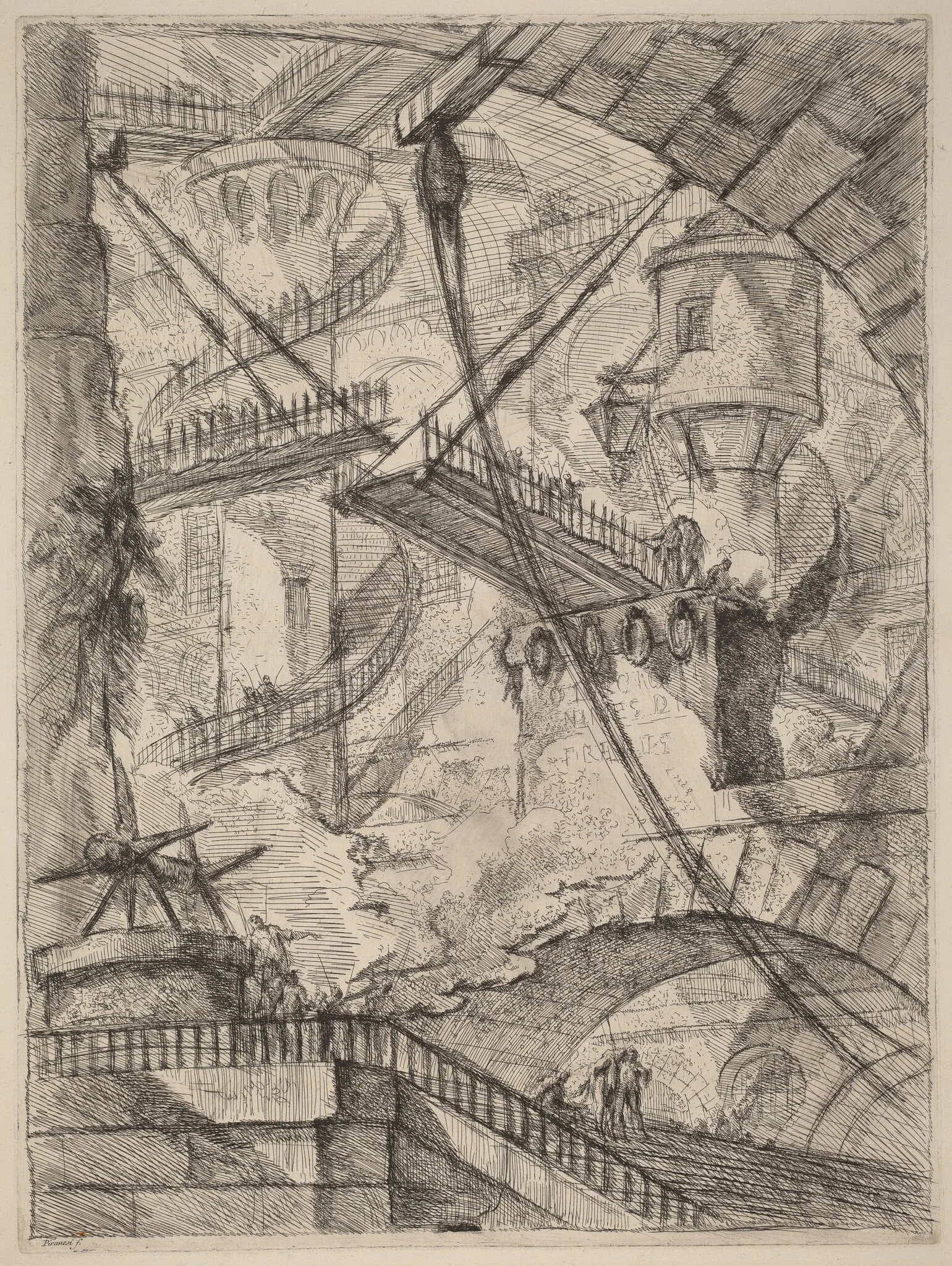 The Drawbridge, detail