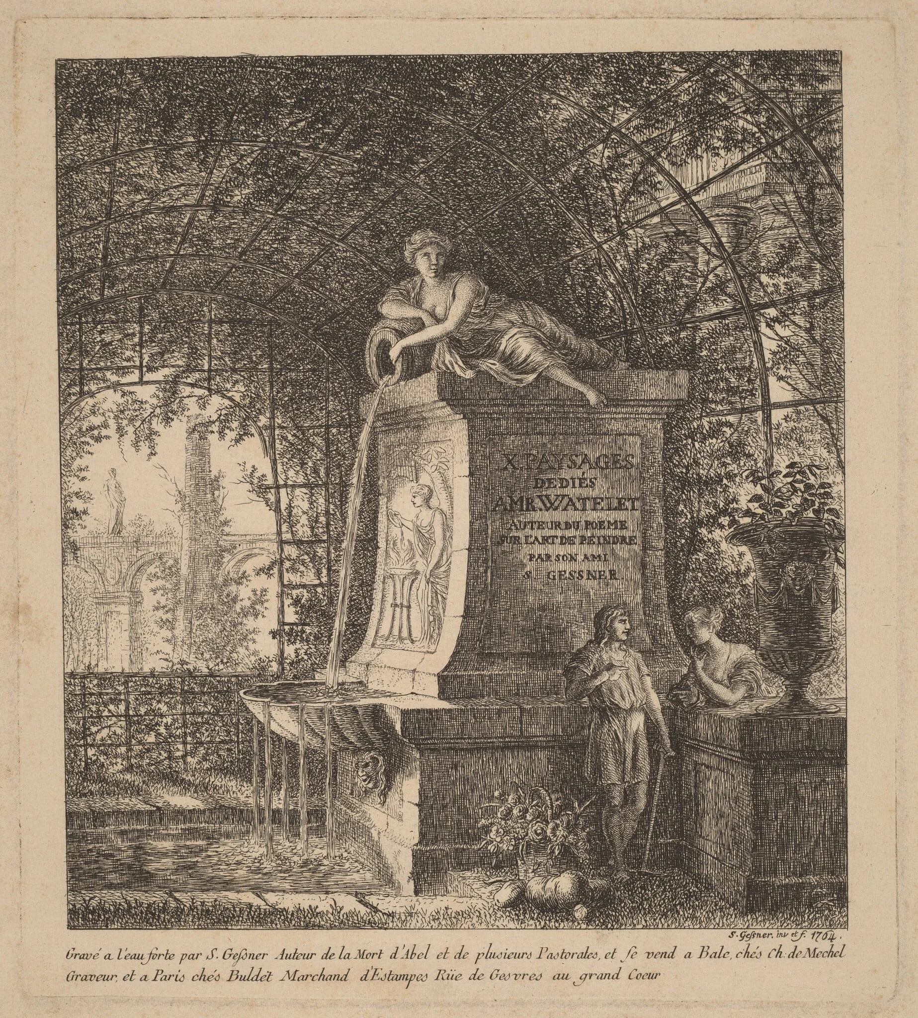 Fountain in a Summerhouse, detail