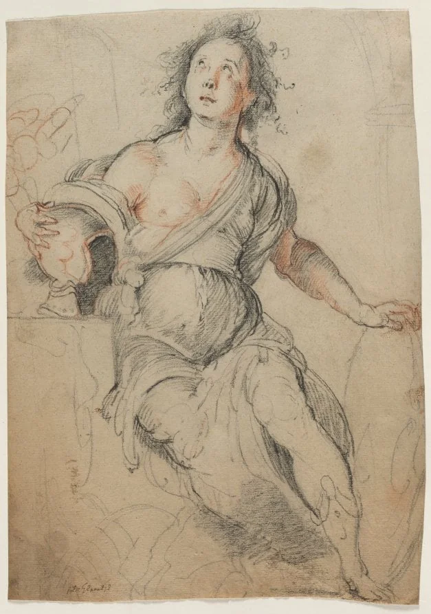Allegorical Figure, detail