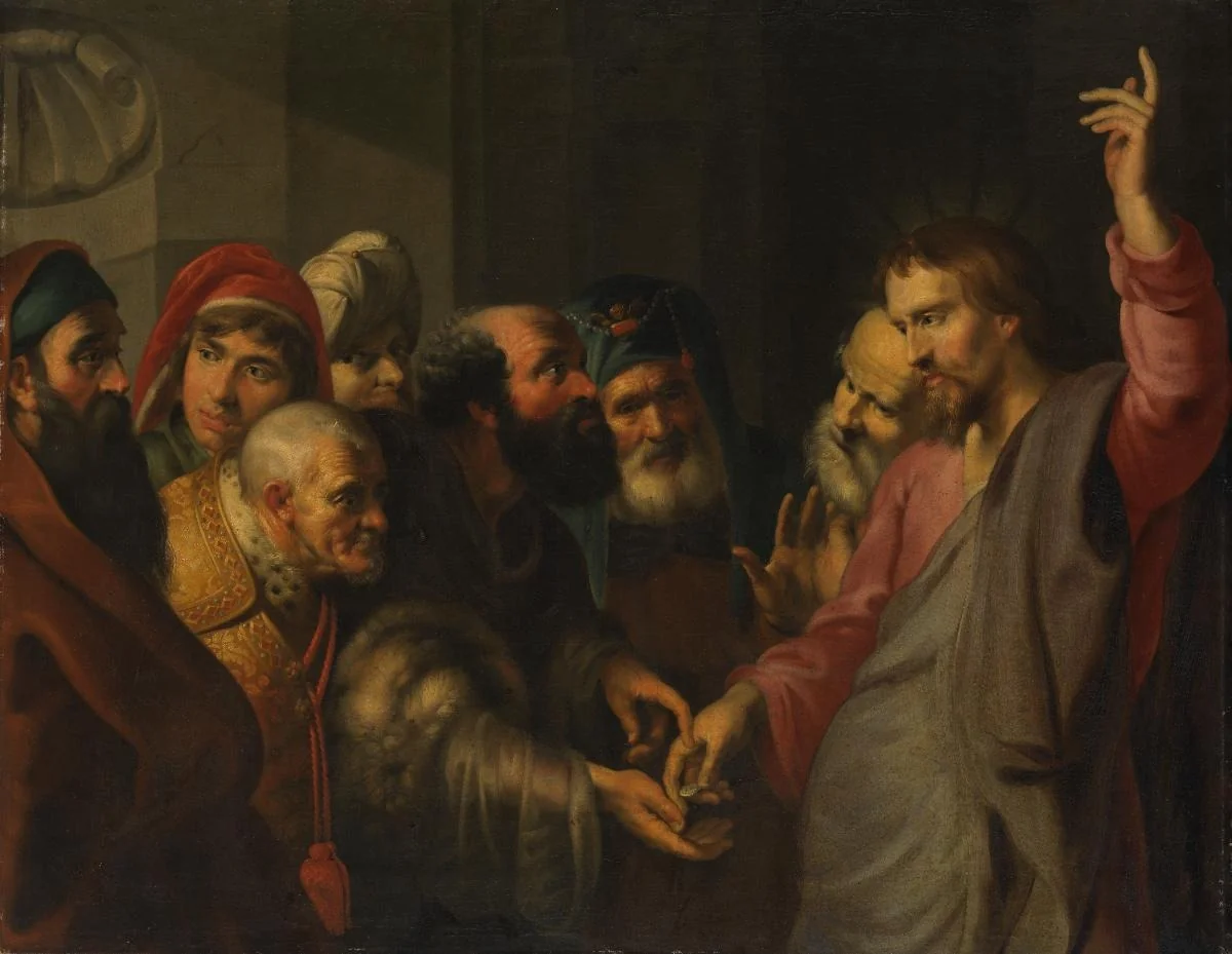 Der Zinsgroschen. Nach Peter Paul Rubens, detail