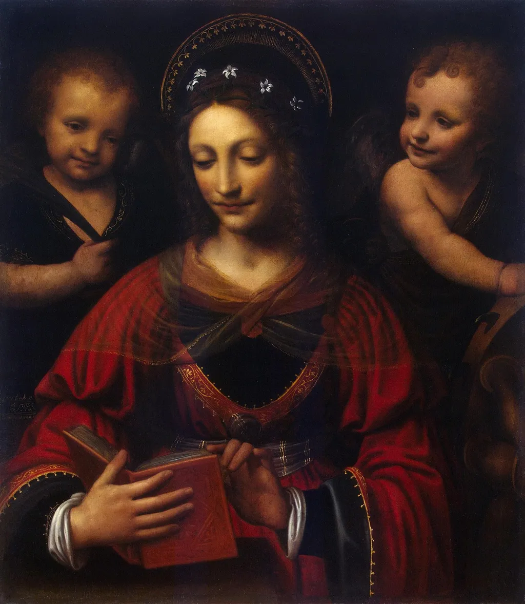 St Catherine, by Luini Bernardino, oil, 1529