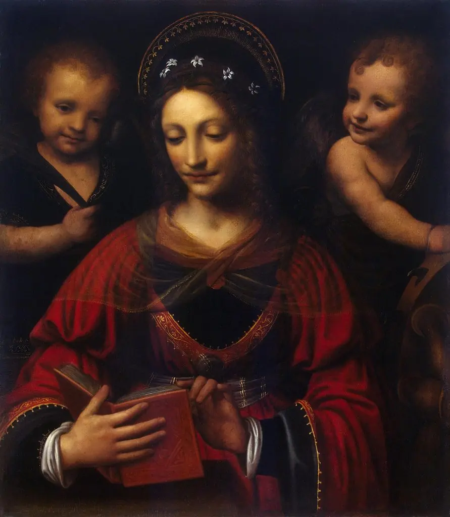 St Catherine, by Luini Bernardino, oil, 1529