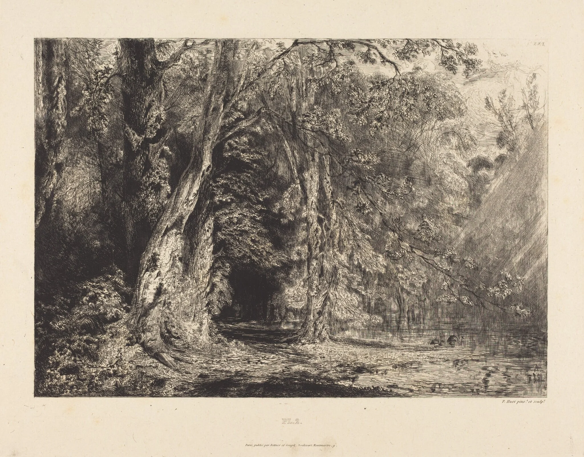 L'Ile Séguin in Flood, detail