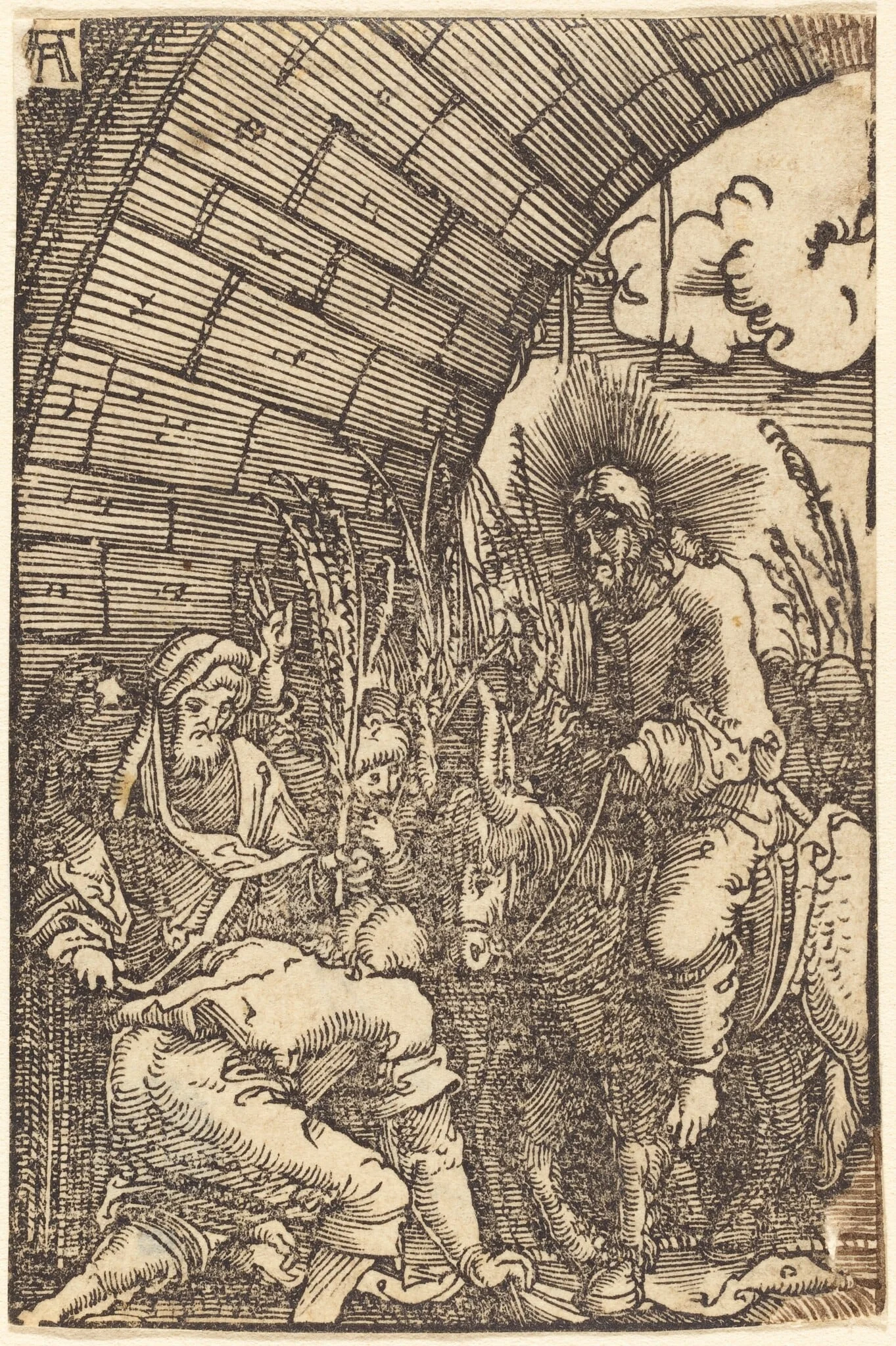 The Entry into Jerusalem, detail