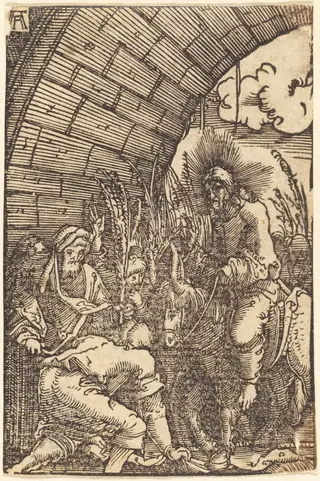 The Entry into Jerusalem, by Albrecht Altdorfer, ink, 1513