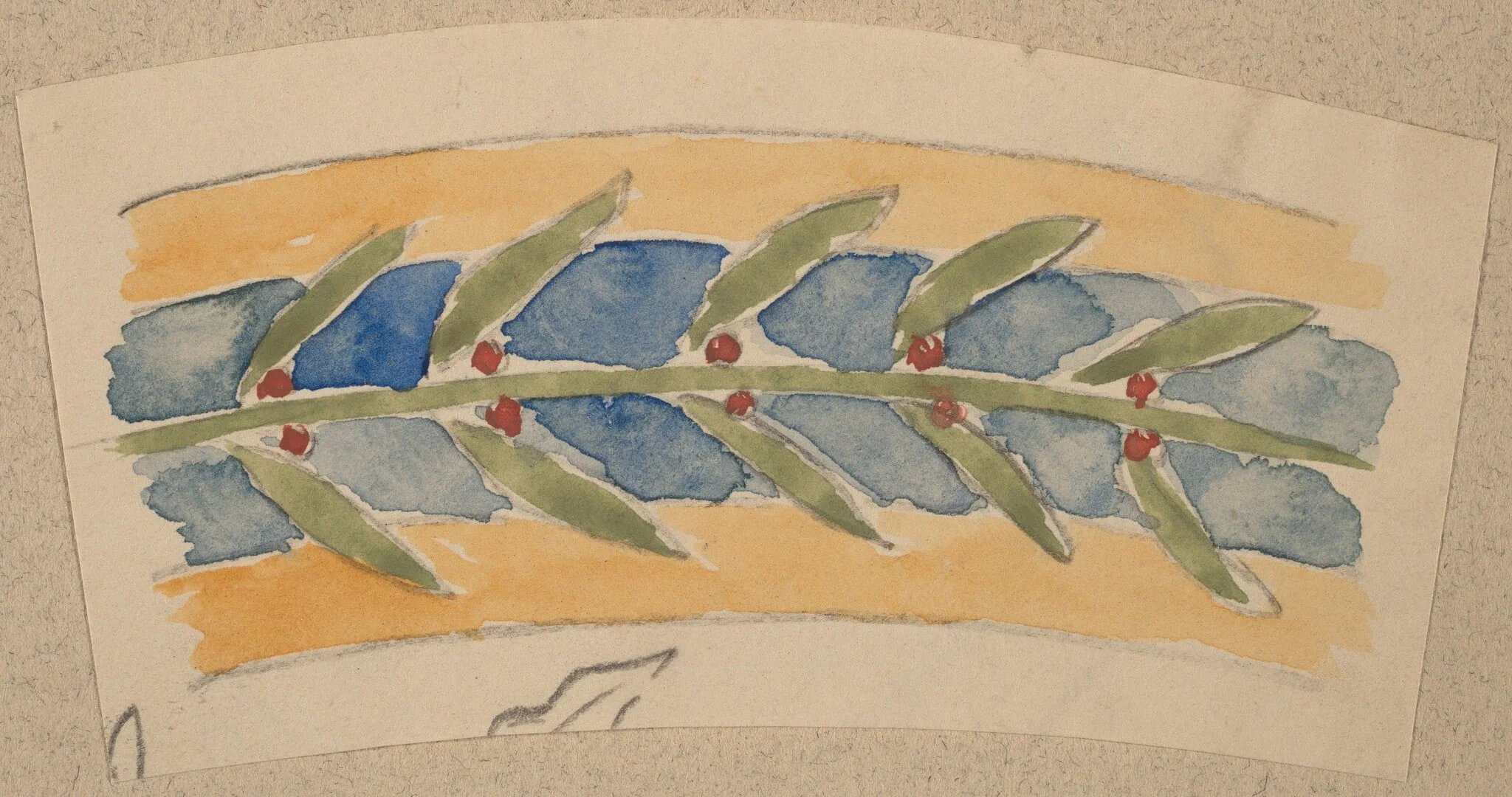 Study for a Border Design, detail