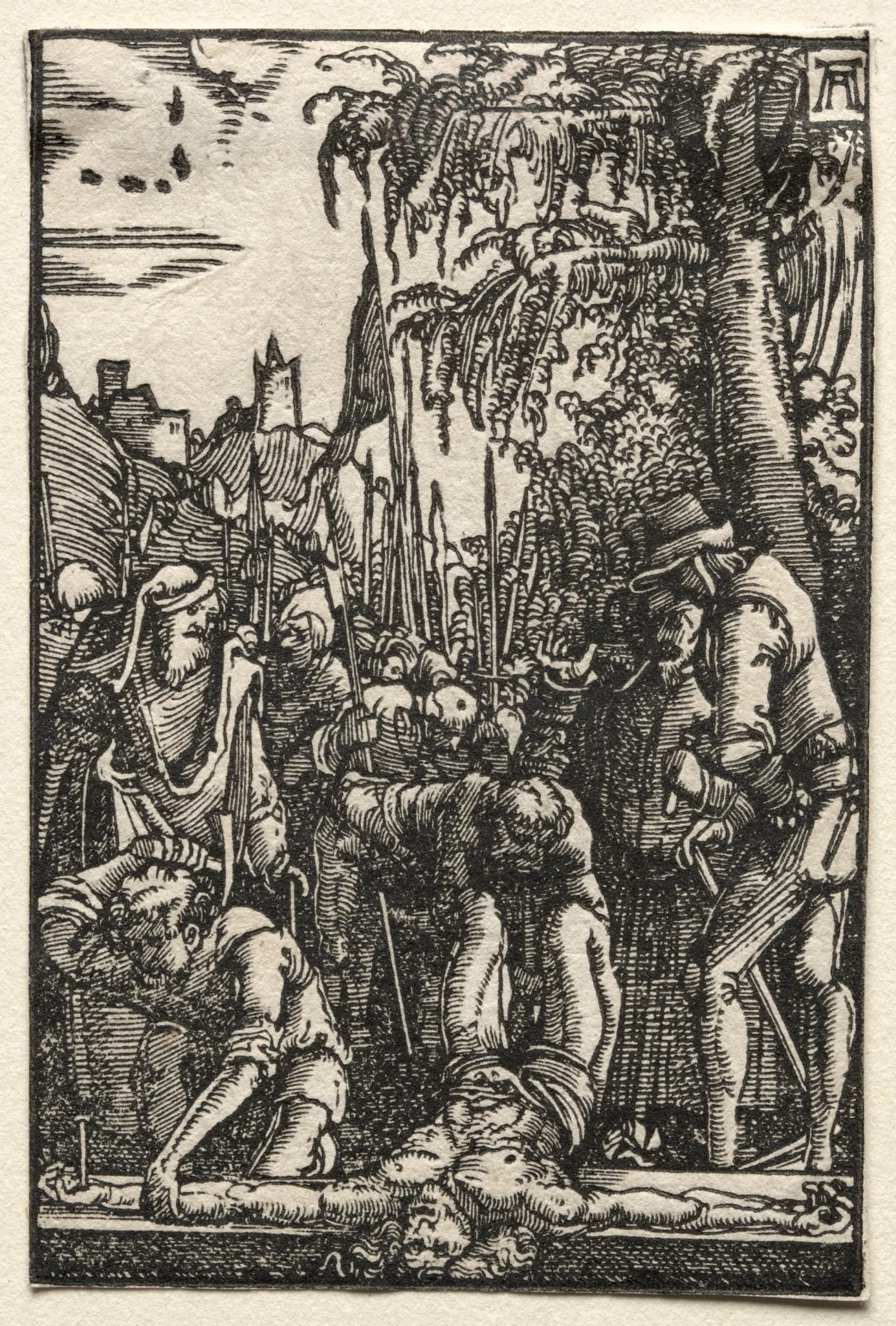 The Fall and Redemption of Man: Christ Nailed to the Cross, detail